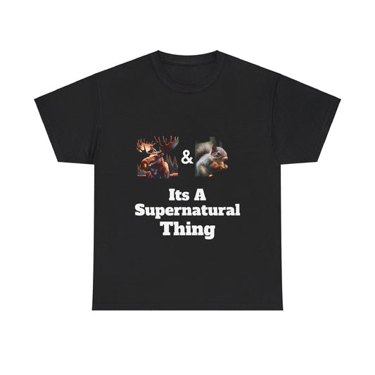 Supernatural Moose and Squirrel Tee